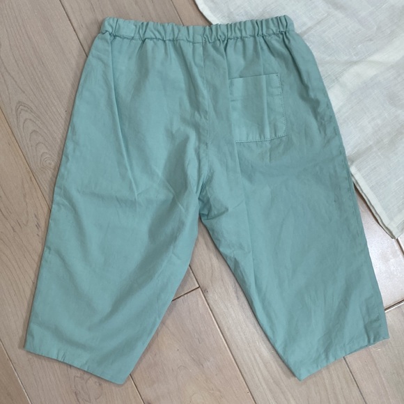 Bonpoint boys white linen dress shirt & cotton pants - Picture 15 of 16